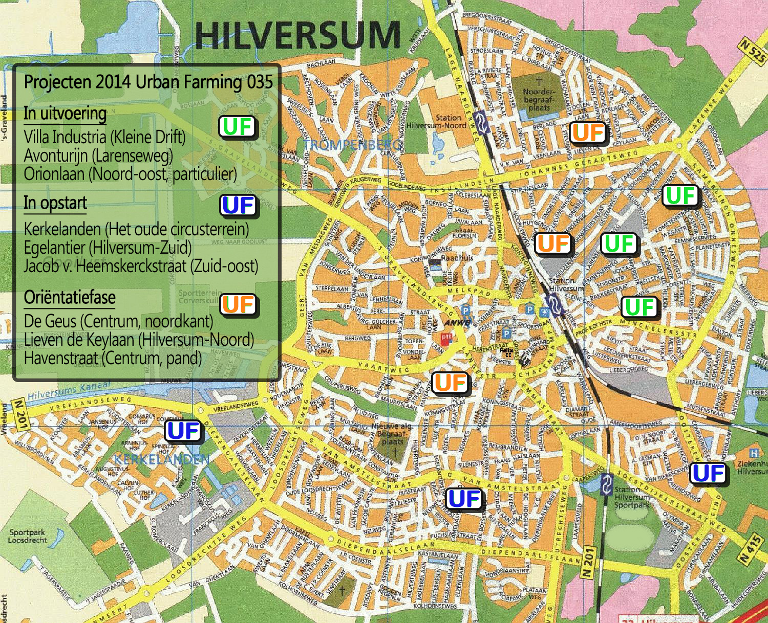 projecten 2014_map